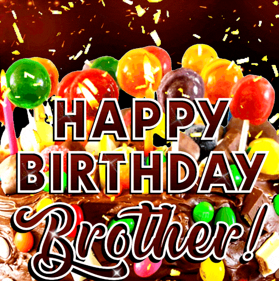 Happy Birthday Brother Gif