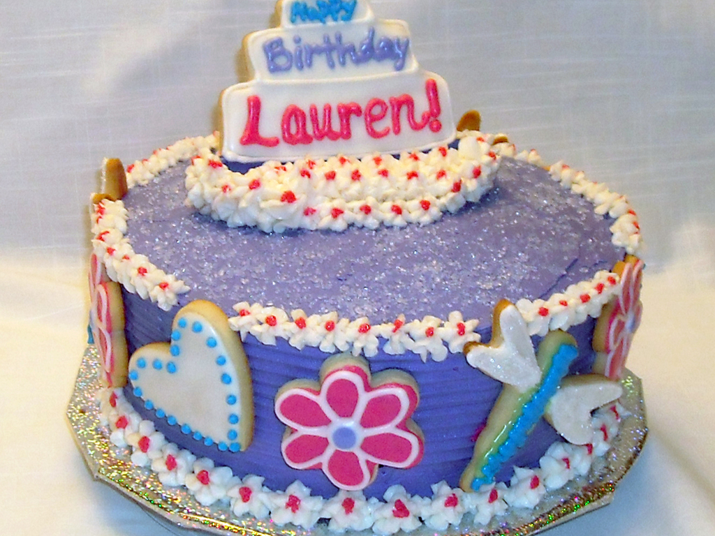 happy birthday lauren cake