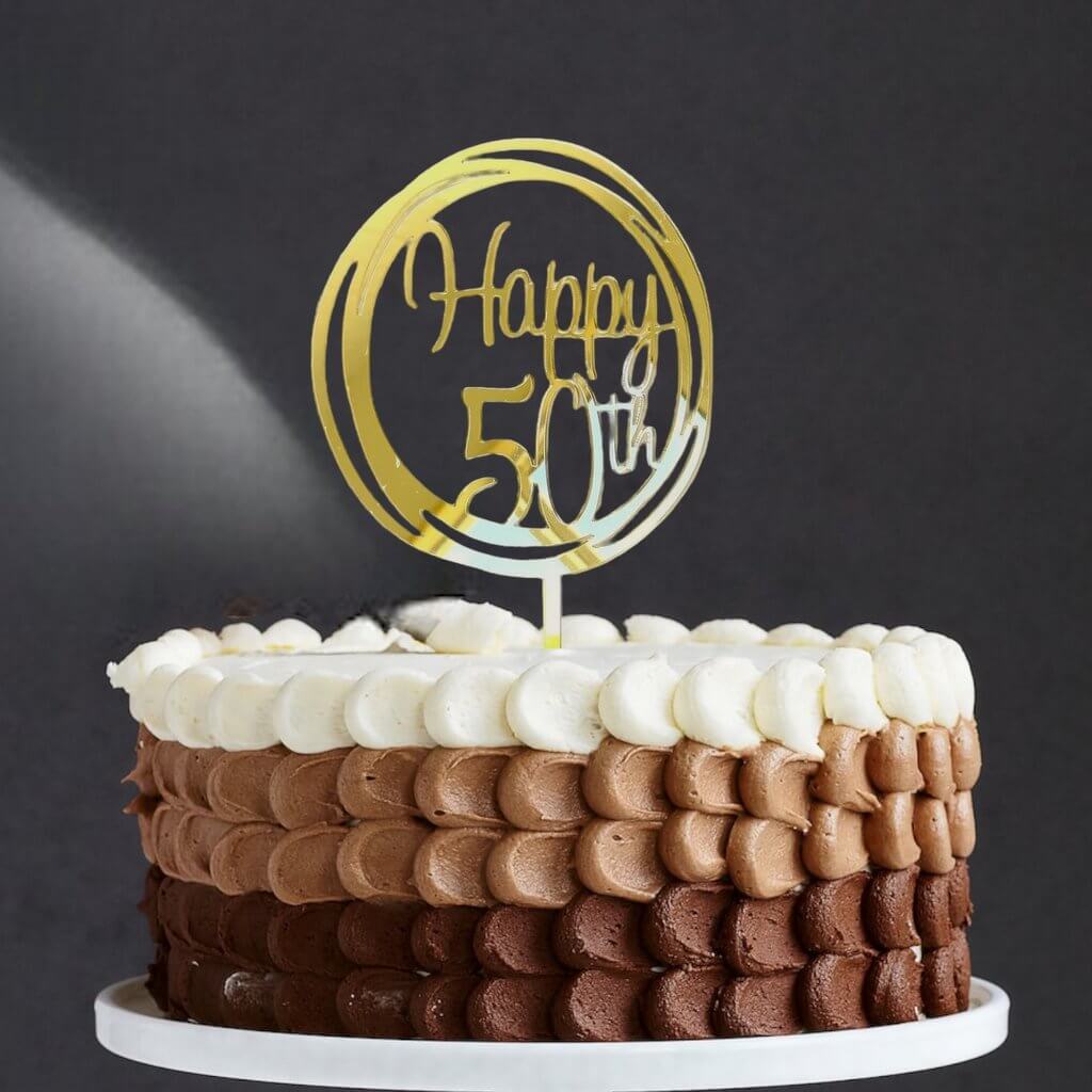50th Birthday Cake for women