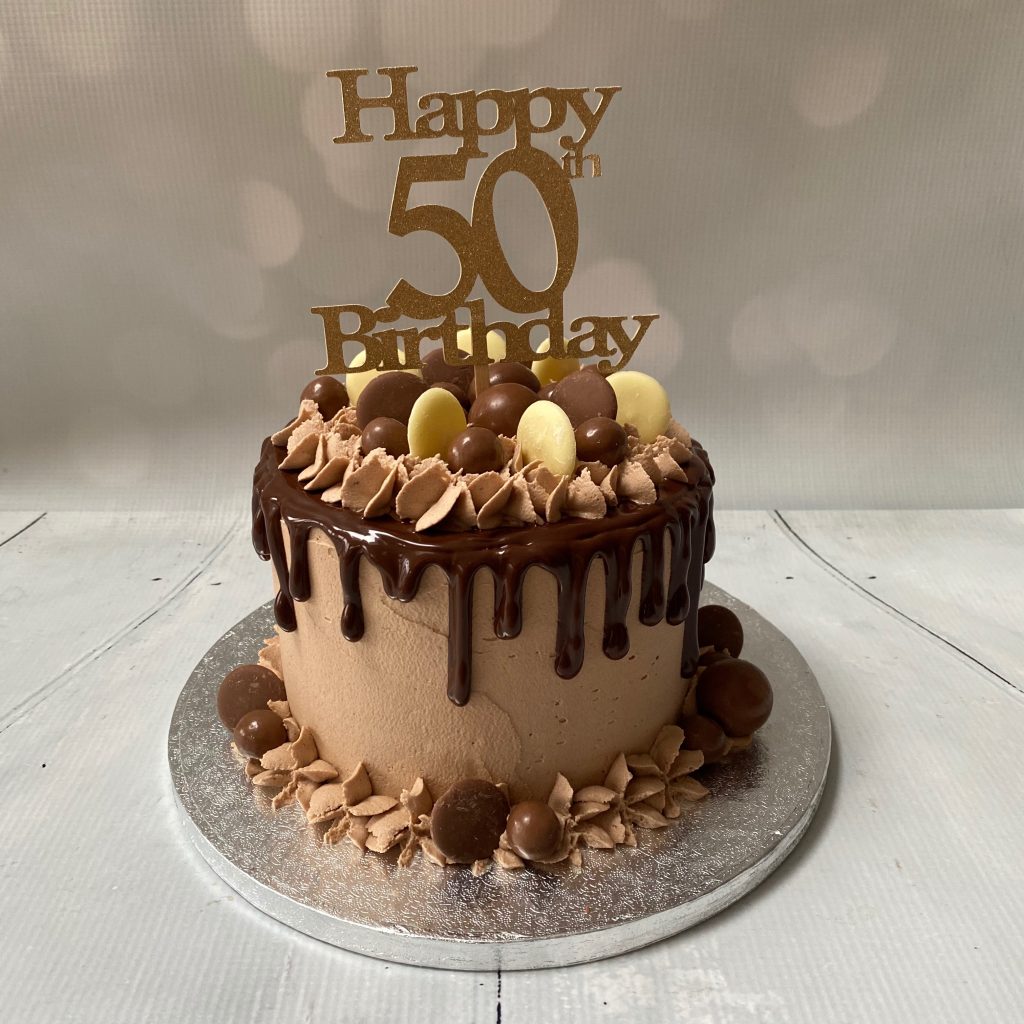 50th happy Birthday Cake for women