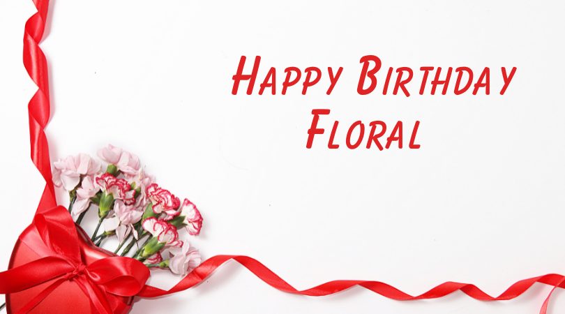 Happy Birthday Floral