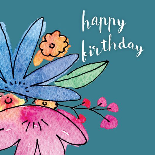 Happy Birthday Floral wishes