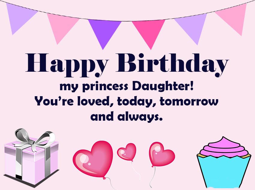 Birthday wishes for Daughter