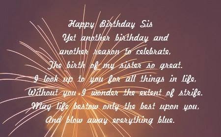 happy birthday sister images with quotes