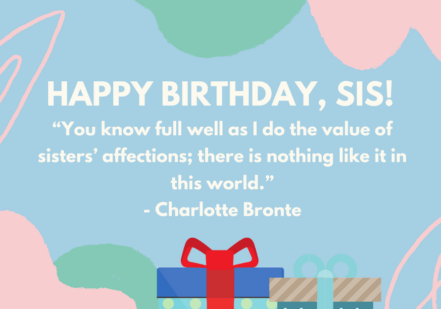 happy birthday sister images with quotes
